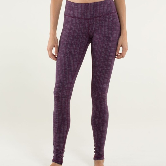 lululemon athletica Pants - Lululemon Wunder Under Pants Ziggy Wee Plum